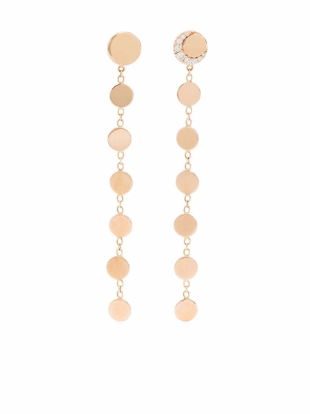  Pasquale Bruni 18kt Rose Gold Luce Diamond Drop Earrings - Pink 