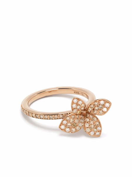  Pasquale Bruni 18kt Rose Gold Petit Garden Diamond Ring - Pink 