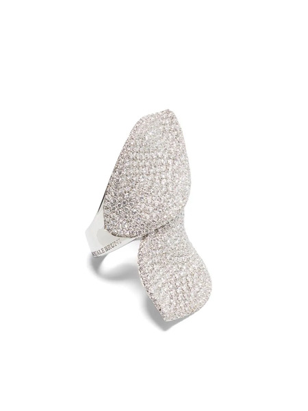  Pasquale Bruni 18kt White Gold Feel Diamond Ring - Silver 