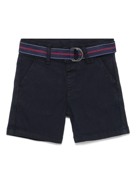  Patachou Belted Chino Shorts - Blue 