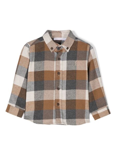  Patachou Check-pattern Shirt - Neutrals 