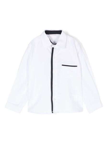  Patachou Contrasting-trim Shirt - White 