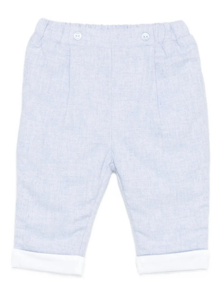  Patachou Cuff-hem Trousers - Blue 