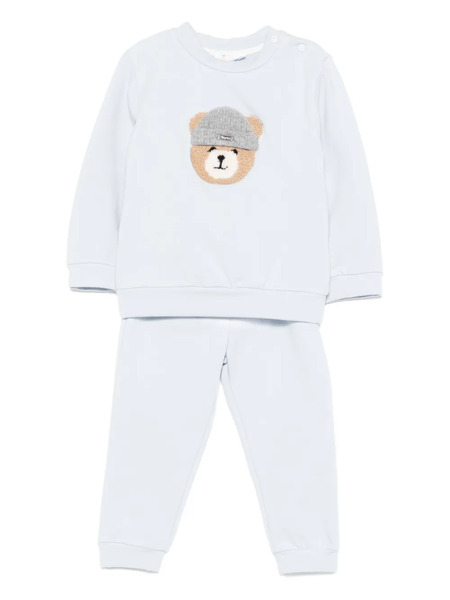  Patachou Embroidered-bear Tracksuit (set Of Two) - Blue 