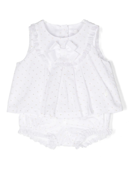  Patachou Embroidered-motif Shorts Set - White 