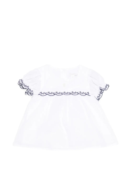  Patachou Embroidery Dress - White 
