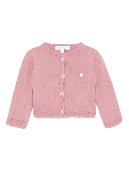  Patachou Fine-knit Cardigan - Pink 
