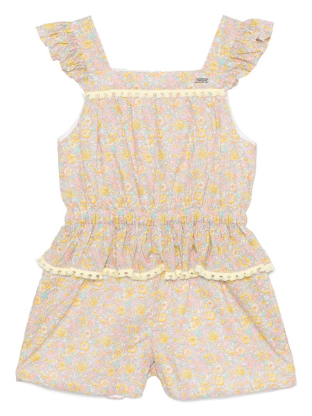  Patachou Floral-print Playsuit - Pink 