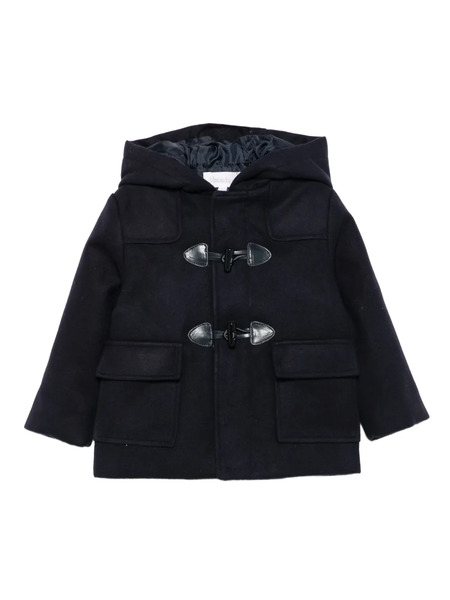  Patachou Hooded Toggle-fastening Duffle Coat - Blue 
