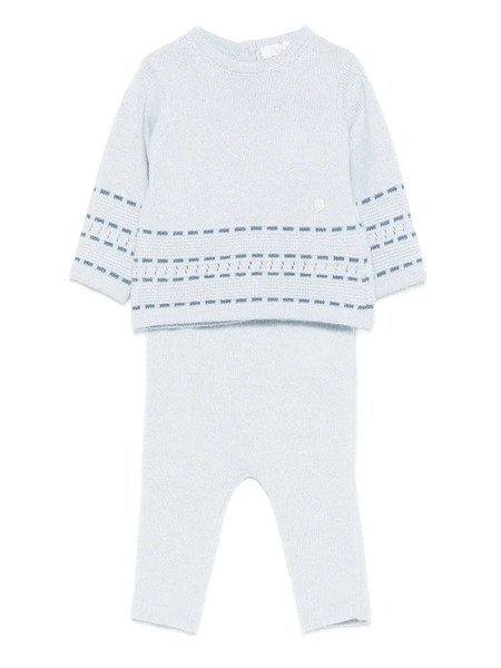  Patachou Knitted Trousers (set Of Two) - Blue 