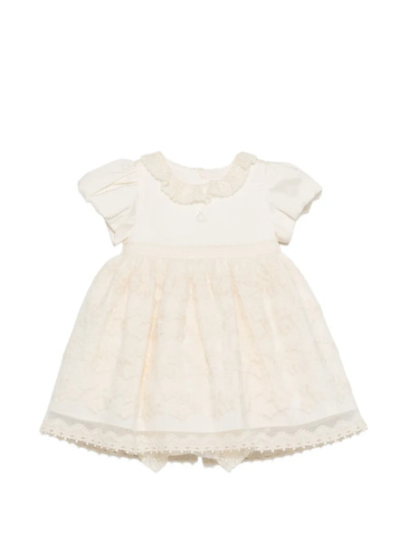  Patachou Lace Ruffled Dress - Neutrals 