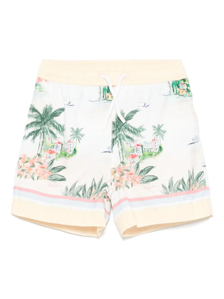  Patachou Landscape-print Swimshorts - Yellow 