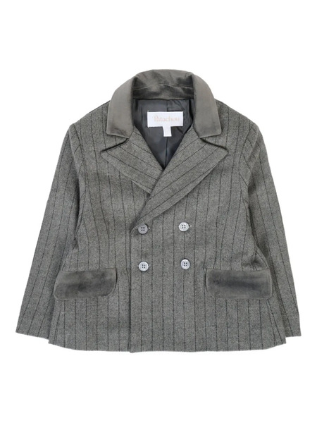  Patachou Pinstripe-pattern Jacket - Grey 