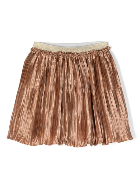  Patachou Plissé Skirt - Brown 