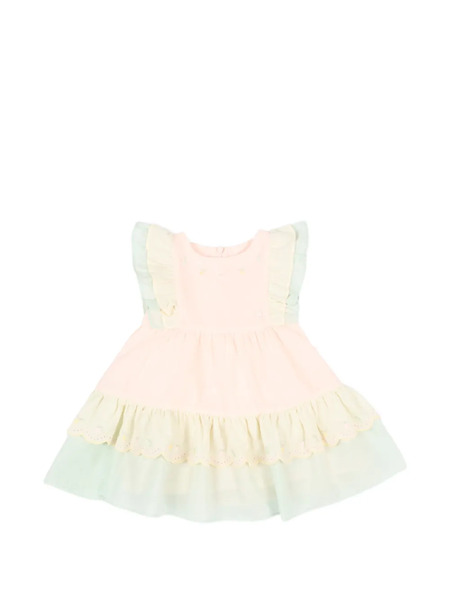  Patachou Ruffled Layered Dress - Pink 