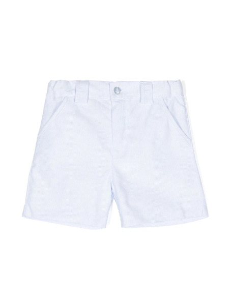  Patachou Striped Cotton Shorts - Blue 