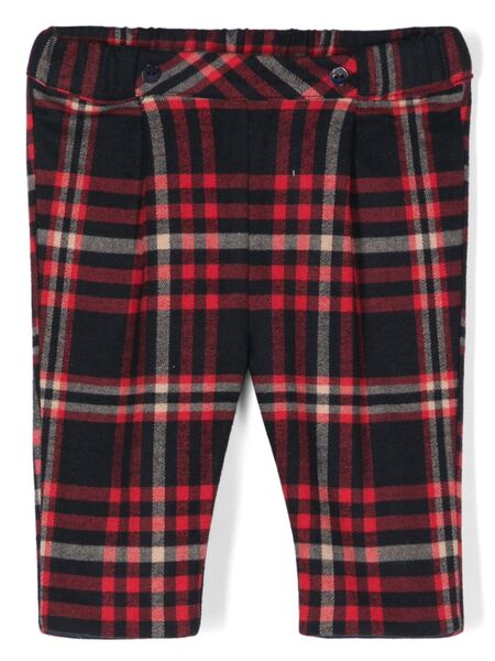  Patachou Tartan-check Trousers - Black 