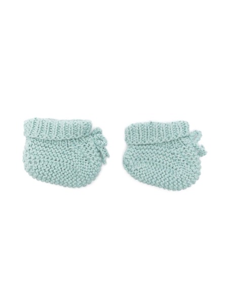  Patachou Tricot-knit Booties - Green 