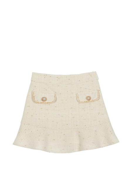  Patachou Tweed Skirt - Neutrals 