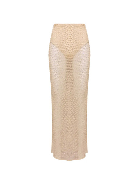  Patbo Crochet Bloom Skirt - Neutrals 