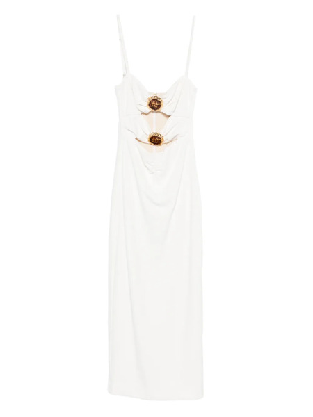  Patbo Cut-out Embellished Midi Dress - White 