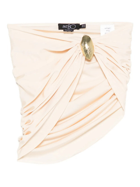  Patbo Shell-embellishment Mini Skirt - Neutrals 