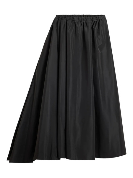  Patou Asymmetric Midi Skirt - Black 