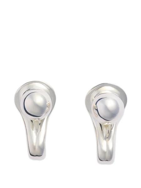  Patou Asymmetric Stud Earrings - Silver 