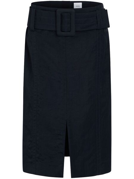  Patou Belted Midi Skirt - Blue 