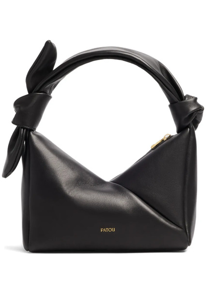  Patou Bonbonnette Knot-detail Shoulder Bag - Black 