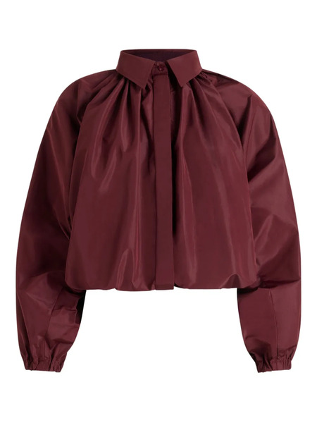  Patou Bubble-sleeve Collared Blouse 