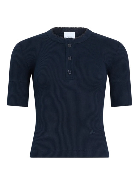  Patou Buttoned T-shirt - Blue 
