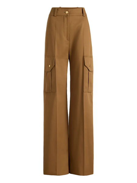  Patou Cargo-pocket Flared Trousers - Brown 