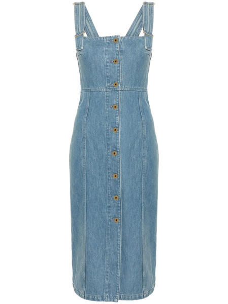  Patou Denim Midi Dress - Blue 