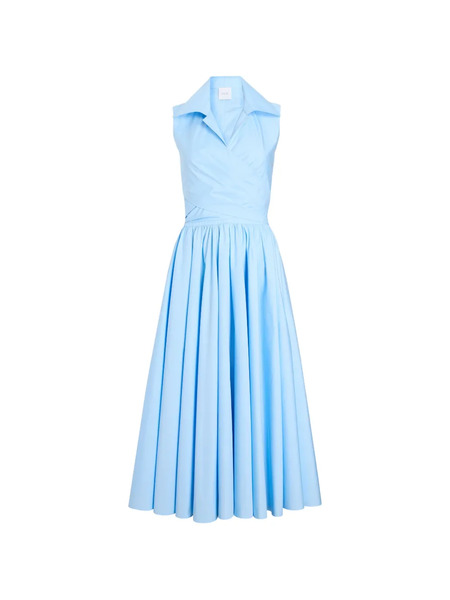 Patou Draped Midi Dress - Blue 