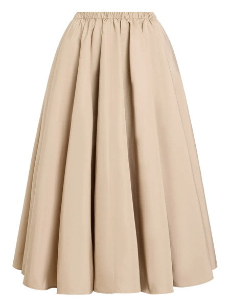  Patou Elasticated-waist Maxi A-line Skirt - Neutrals 