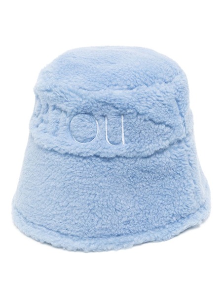  Patou Embroidered-logo Bucket Hat - Blue 
