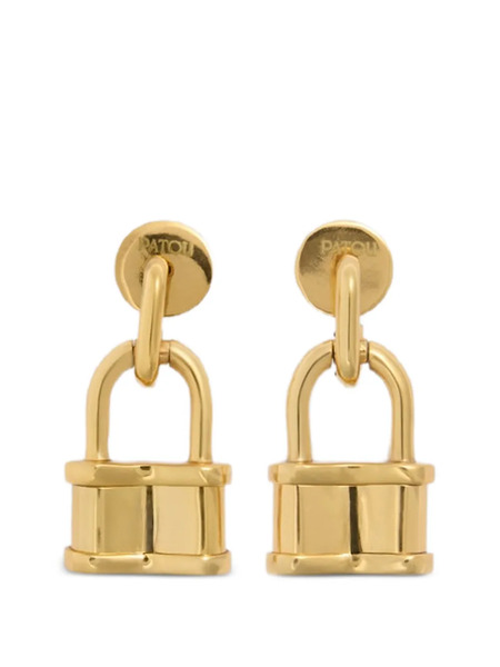  Patou Extra-small Padlock Earrings - Gold 