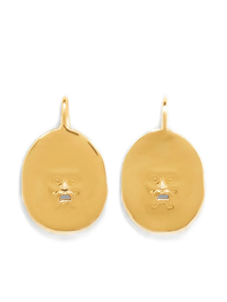  Patou Face Earrings - Gold 