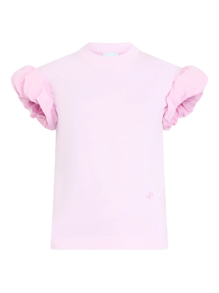  Patou Faille-sleeves T-shirt - Pink 