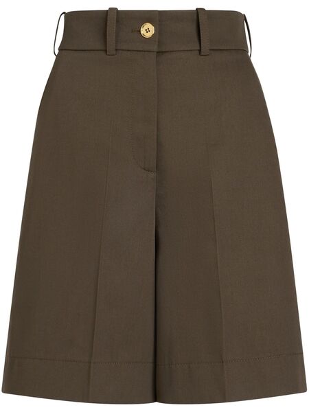  Patou Gabardine Bermuda Shorts - Green 