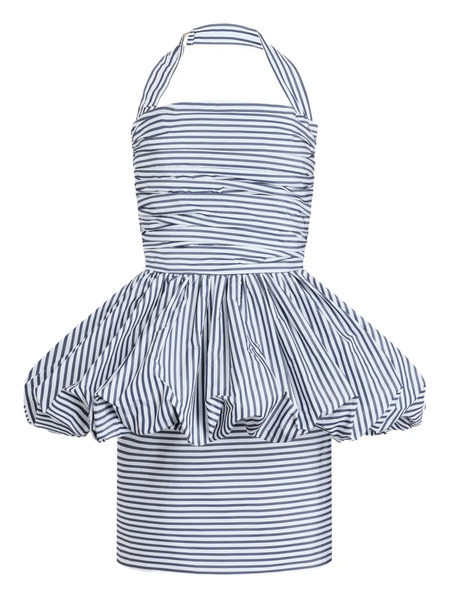  Patou Halterneck Mini Dress - Blue 