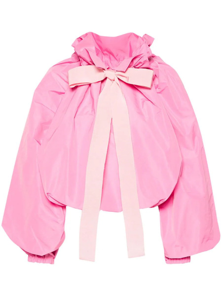  Patou Iconic Drawstring Faille Top - Pink 