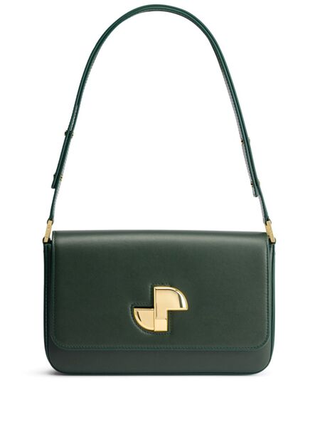  Patou Le Patou Lock Shoulder Bag - Green 