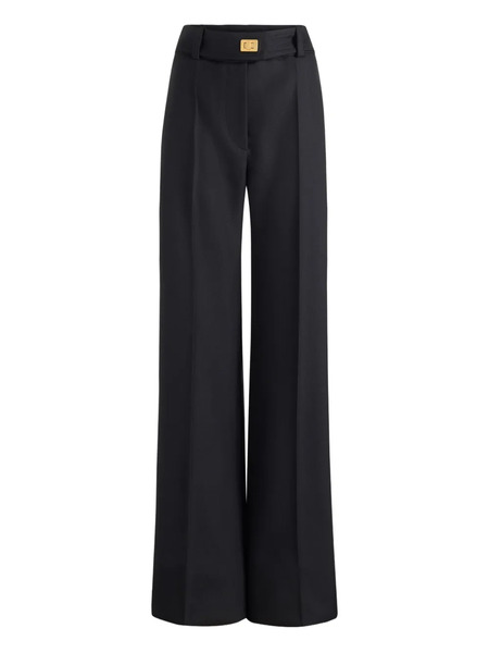  Patou Lock Flared Trousers - Black 