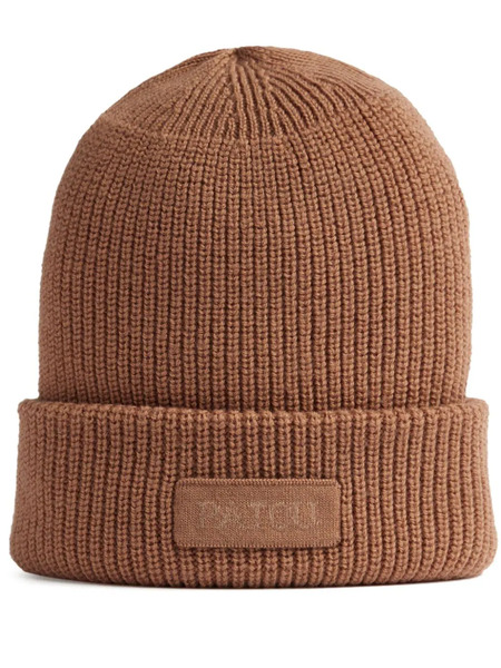  Patou Logo-embroidered Beanie - Brown 