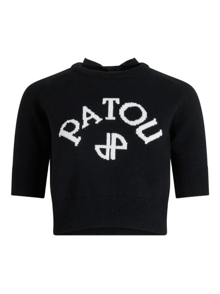  Patou Logo-embroidered Sweater - Black 