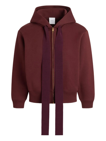  Patou Logo-embroidered Zip-up Hoodie 