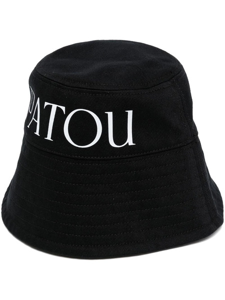  Patou Logo-print Bucket Hat - Black 