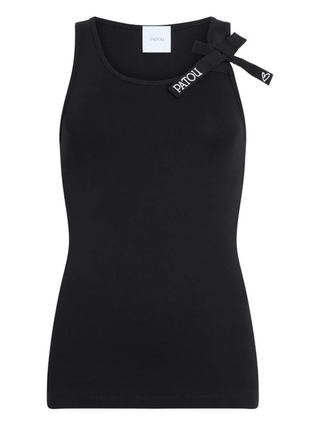  Patou Logo Tank Top - Black 